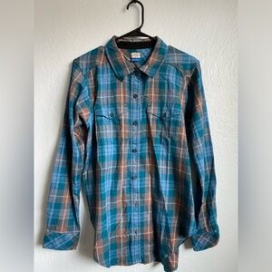 Plaid Long Sleeve Flannel Shirt